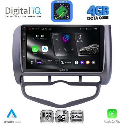 DIGITAL IQ RTG 6210_CPA CLIMA (9inc) MULTIMEDIA TABLET for HONDA JAZZ mod. 2002-2008