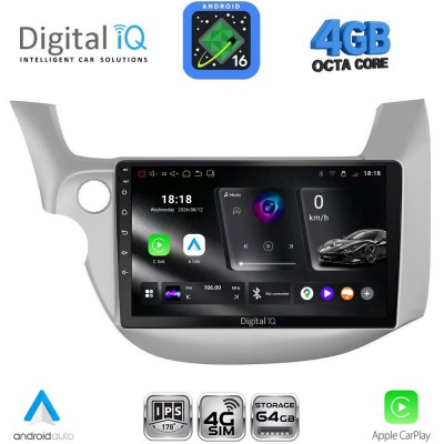 DIGITAL IQ RTG 6211_CPA (10inc) MULTIMEDIA TABLET for HONDA JAZZ mod. 2008-2012