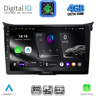 DIGITAL IQ RTG 6232_CPA (9inc) MULTIMEDIA TABLET for HYUNDAI i30  mod. 2012-2017