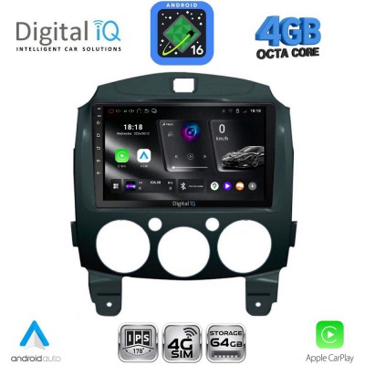 DIGITAL IQ RTG 6361_CPA (9inc) MULTIMEDIA TABLET for MAZDA 2  mod. 2007-2014