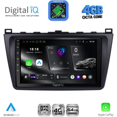 DIGITAL IQ RTG 6377_CPA (9inc) MULTIMEDIA TABLET for MAZDA 6 mod. 2008-2012