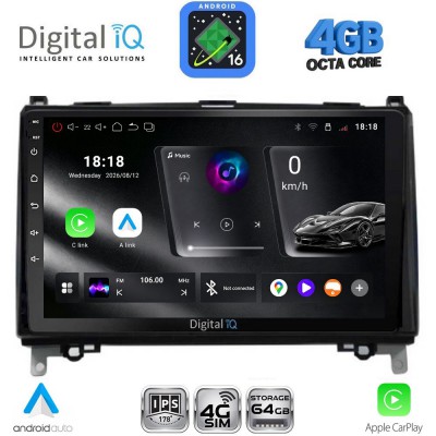 DIGITAL IQ RTG 6400_CPA (9inc) MULTIMEDIA TABLET for MERCEDES A – B -SPRINTER – VITO mod. 2007-2020