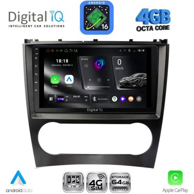 DIGITAL IQ RTG 6404_CPA (9inc) MULTIMEDIA TABLET for MERCEDES C – CLK (W203-209) mod. 2004-2008