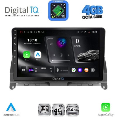 DIGITAL IQ RTG 6405_CPA (9inc) MULTIMEDIA TABLET for MERCEDES C (W204) mod. 2007-2011