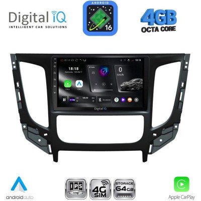 DIGITAL IQ RTG 6437CL_CPA (9inc) MULTIMEDIA TABLET for MITSUBISHI L200 mod. 2015-2019 with CLIMA