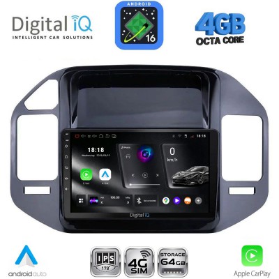 DIGITAL IQ RTG 6444BL_CPA (9inc) MULTIMEDIA TABLET for MITSUBISHI PAJERO mod. 1999-2006
