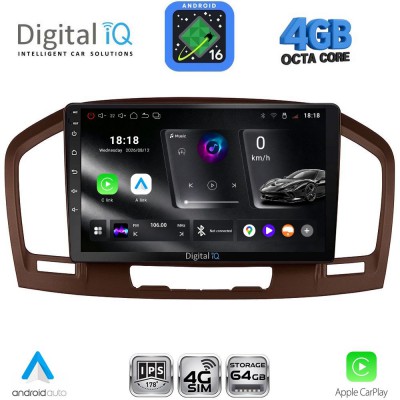 DIGITAL IQ RTG 6491BR_CPA (9inc) MULTIMEDIA TABLET for OPEL INSIGNIA  mod.2008-2013 (BROWN)