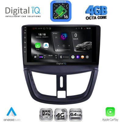 DIGITAL IQ RTG 6507_CPA (9inc) MULTIMEDIA TABLET for PEUGEOT 207 mod. 2007-2020