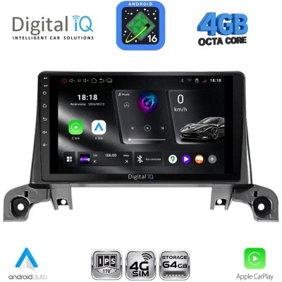 DIGITAL IQ RTG 6519_CPA (9inc) MULTIMEDIA TABLET for PEUGEOT 3008 - 5008 mod. 2016-2024