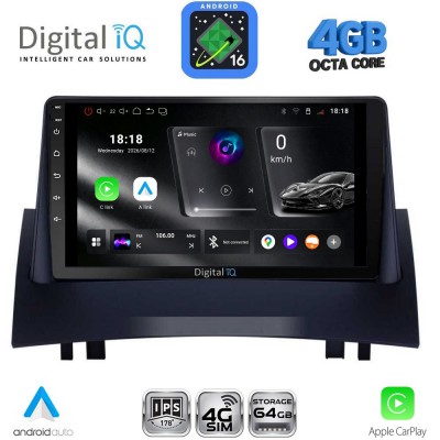 DIGITAL IQ RTG 6555_CPA (9inc) MULTIMEDIA TABLET for RENAULT MEGANE 2 mod. 2002-2008