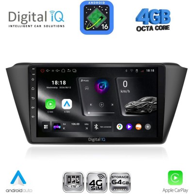DIGITAL IQ RTG 6582_CPA (9inc) MULTIMEDIA TABLET for SKODA FABIA mod. 2015-2022
