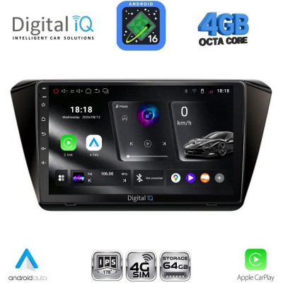 DIGITAL IQ RTG 6605_CPA (10inc) MULTIMEDIA TABLET for SKODA SUPERB mod. 2015-2023