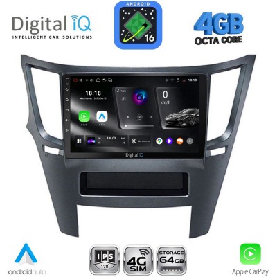 DIGITAL IQ RTG 6667_CPA (9inc) MULTIMEDIA TABLET for SUBARU LEGACY – OUTBACK mod. 2009-2014