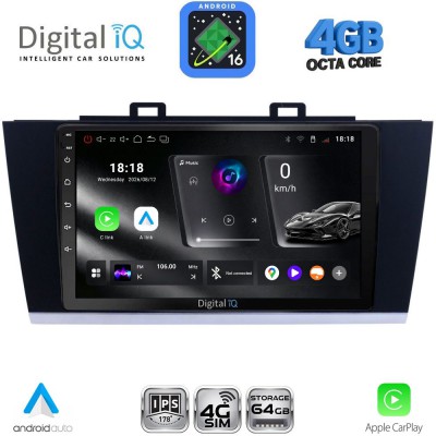DIGITAL IQ RTG 6668_CPA (9inc) MULTIMEDIA TABLET for SUBARU LEGACY – OUTBACK mod. 2014-2019