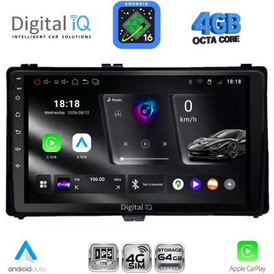 DIGITAL IQ RTG 6703A_CPA (9inc) MULTIMEDIA TABLET for TOYOTA AURIS mod. 2015-2021 – AYGO X mod. 2022-2026 – COROLLA mod. 2017-2019