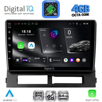 DIGITAL IQ RTG 6728DASH_CPA (9inc) MULTIMEDIA TABLET for TOYOTA PRIUS mod. 2003-2009 (Supports Original Clima-HYBRID)