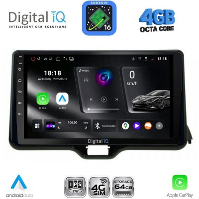 DIGITAL IQ RTG 6738_CPA (10inc) MULTIMEDIA TABLET for TOYOTA YARIS mod. 2020-2026 - MAZDA 2 mod. 2023-2026