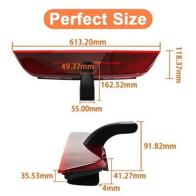 DIGITAL IQ CAMERA SL 857 (AHD) BRAKE LIGHT CAMERA FORD TRANSIT CUSTOM - VW TRANSPORTER mod. 2024+