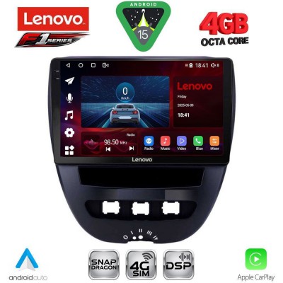 LENOVO SSQ 9707_CPA (10inc) MULTIMEDIA TABLET for CITROEN C1-PEUGEOT 107-TOYOTA AYGO mod. 2005-2014