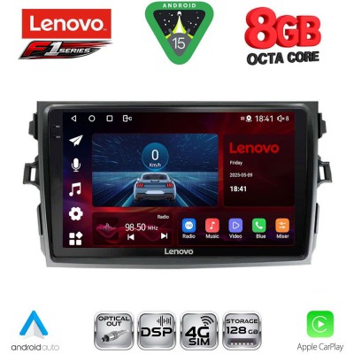 LENOVO SSR 10713_CPA (9inc) MULTIMEDIA TABLET for TOYOTA COROLLA 4D mod. 2006-2012