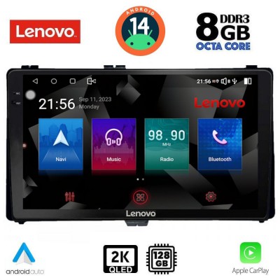LENOVO SSW 10703_CPA (9inc) MULTIMEDIA TABLET for TOYOTA AURIS mod. 2015> – AYGO X mod. 2022> – COROLLA mod. 2017-2019
