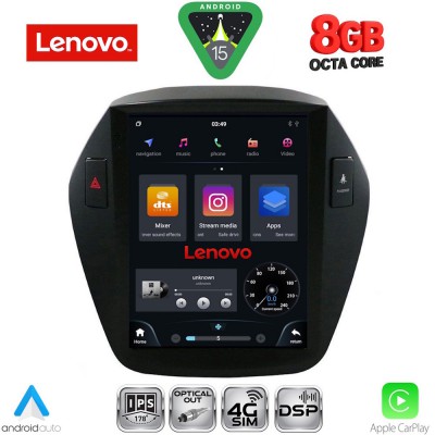 LENOVO SSW 10896_CPA TESLA STYLE  for HYUNDAI IX35 mod. 2010-2015