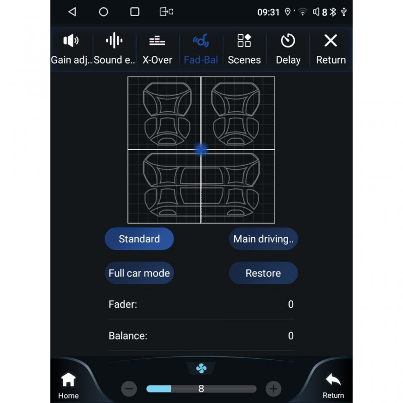 LENOVO SSW 10955_CPA TESLA STYLE  for FORD FOCUS mod. 2011-2017
