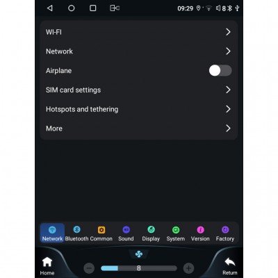 LENOVO SSW 10988_CPA TESLA STYLE for HONDA CIVIC 4D mod. 2006-2012