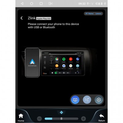 LENOVO SSW 10896_CPA TESLA STYLE  for HYUNDAI IX35 mod. 2010-2015