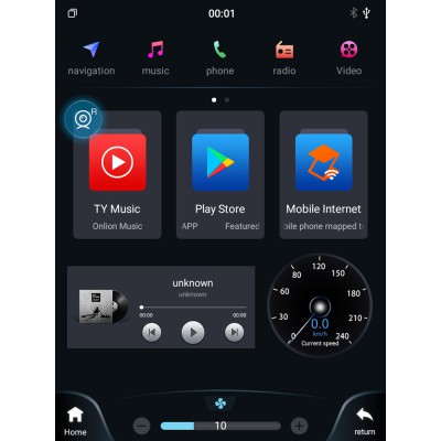 LENOVO SSX 9927_CPA TESLA STYLE  for KIA SPORTAGE mod. 2010-2015