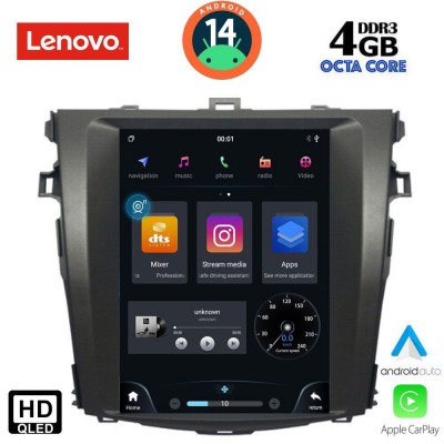 LENOVO SSX 9963_CPA TESLA STYLE  for TOYOTA COROLLA 4D mod. 2006-2012