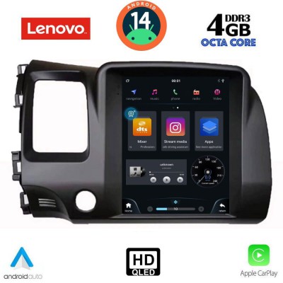 LENOVO SSX 9988_CPA TESLA STYLE for HONDA CIVIC 4D mod. 2006-2012