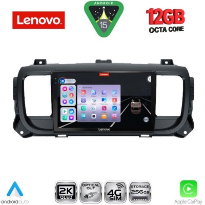 LENOVO SSZ 12729_CPA (9inc) MULTIMEDIA TABLET for CITROEN JUMPY-SPACETOURER – PEUGEOT EXPERT-TRAVELLER - TOYOTA PROACE mod.2016-2026