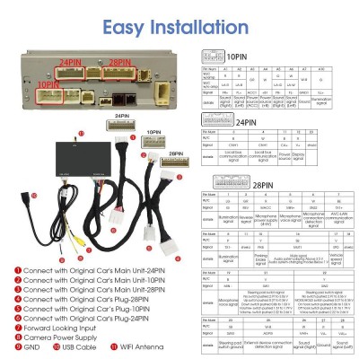 DIGITAL IQ TΥ 280 CPAA (CARPLAY / ANDROID AUTO BOX for TOYOTA mod.2014-2019 with Touch 2 & Entune 2 System)