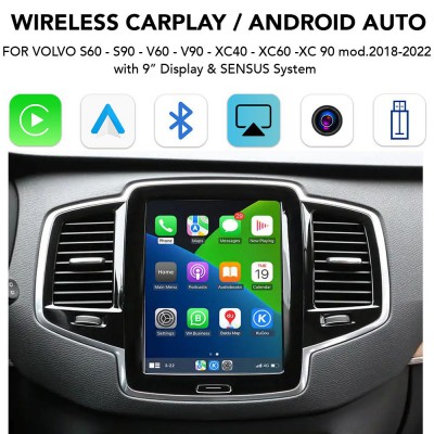 DIGITAL IQ VL 274 CPAA (CARPLAY / ANDROID AUTO BOX for VOLVO V90 – S90 – XC40 - XC60 -XC90 mod. 2018-2022 for 9