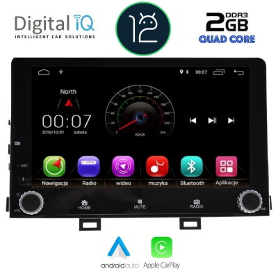DIGITAL IQ X370M_CPA (9'' DECK) MULTIMEDIA SYSTEM for  KIA RIO mod. 2018> – STONIC mod. 2017>