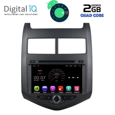 DIGITAL IQ X323M_GPS (8'' DVD) MULTIMEDIA SYSTEM for CHEVROLET AVEO mod. 2011-2014